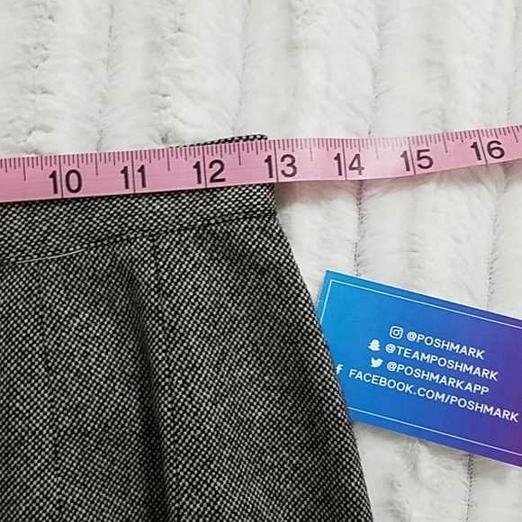 NORDSTROM'S POV 80s black and white wide lapel suit office interviews sz.8 - Picture 5 of 8